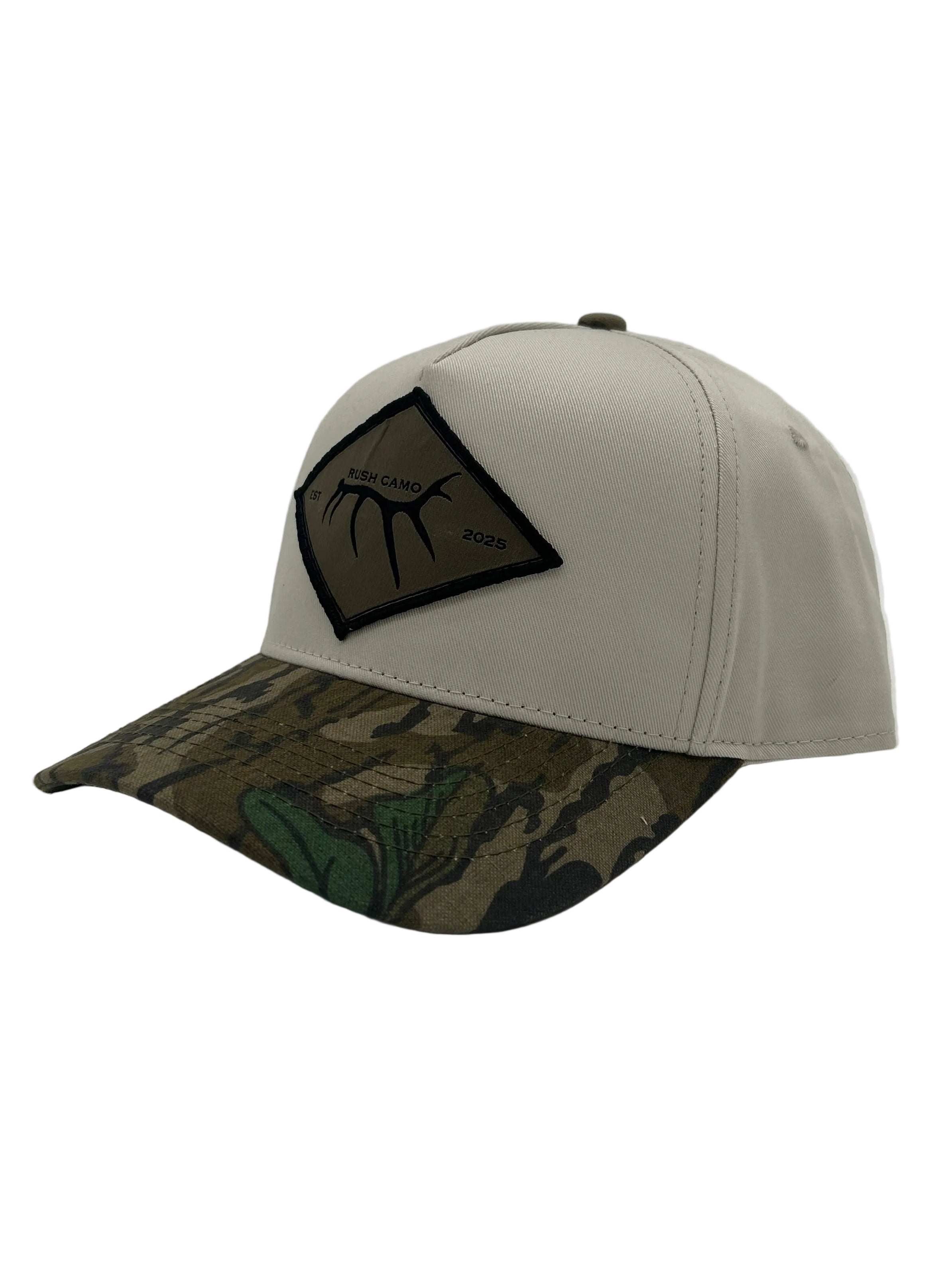 Rush Camo Elk Shed Green Leaf And Ivory
