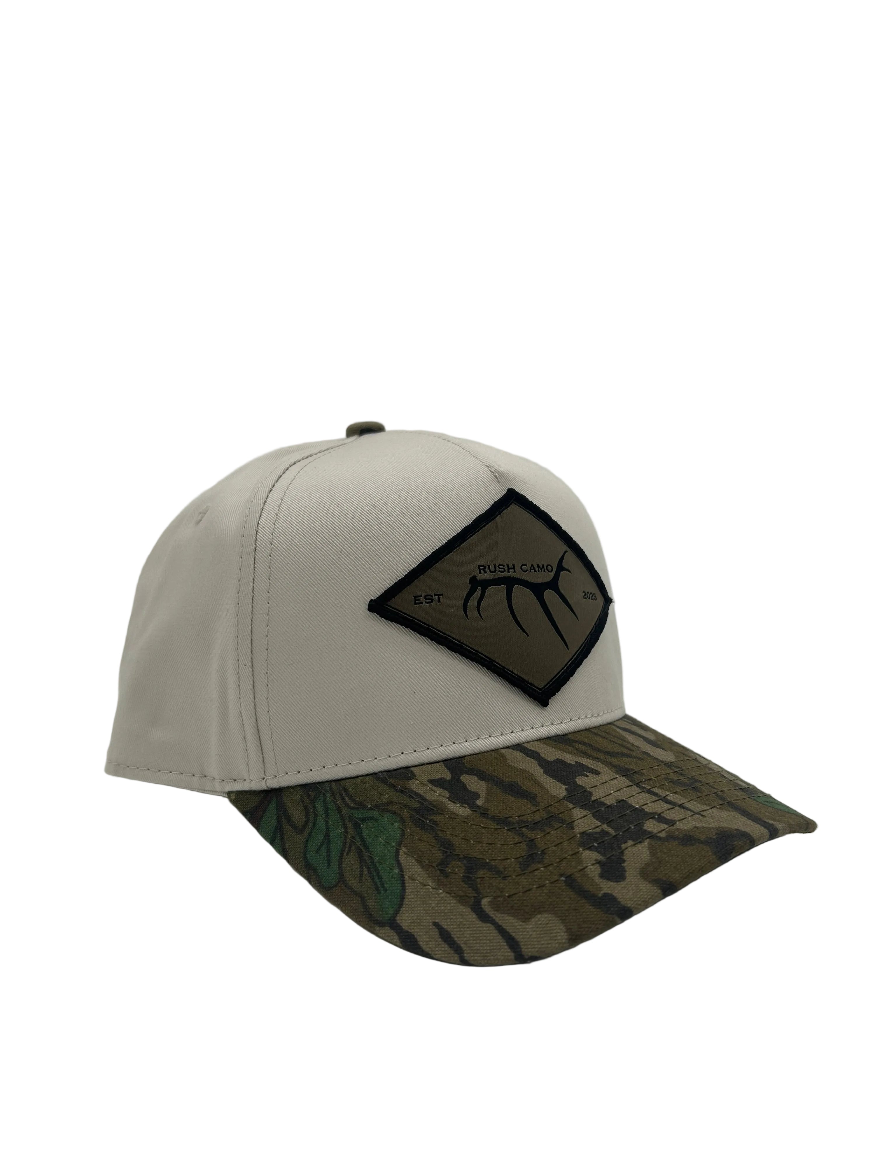 Rush Camo Elk Shed Green Leaf And Ivory