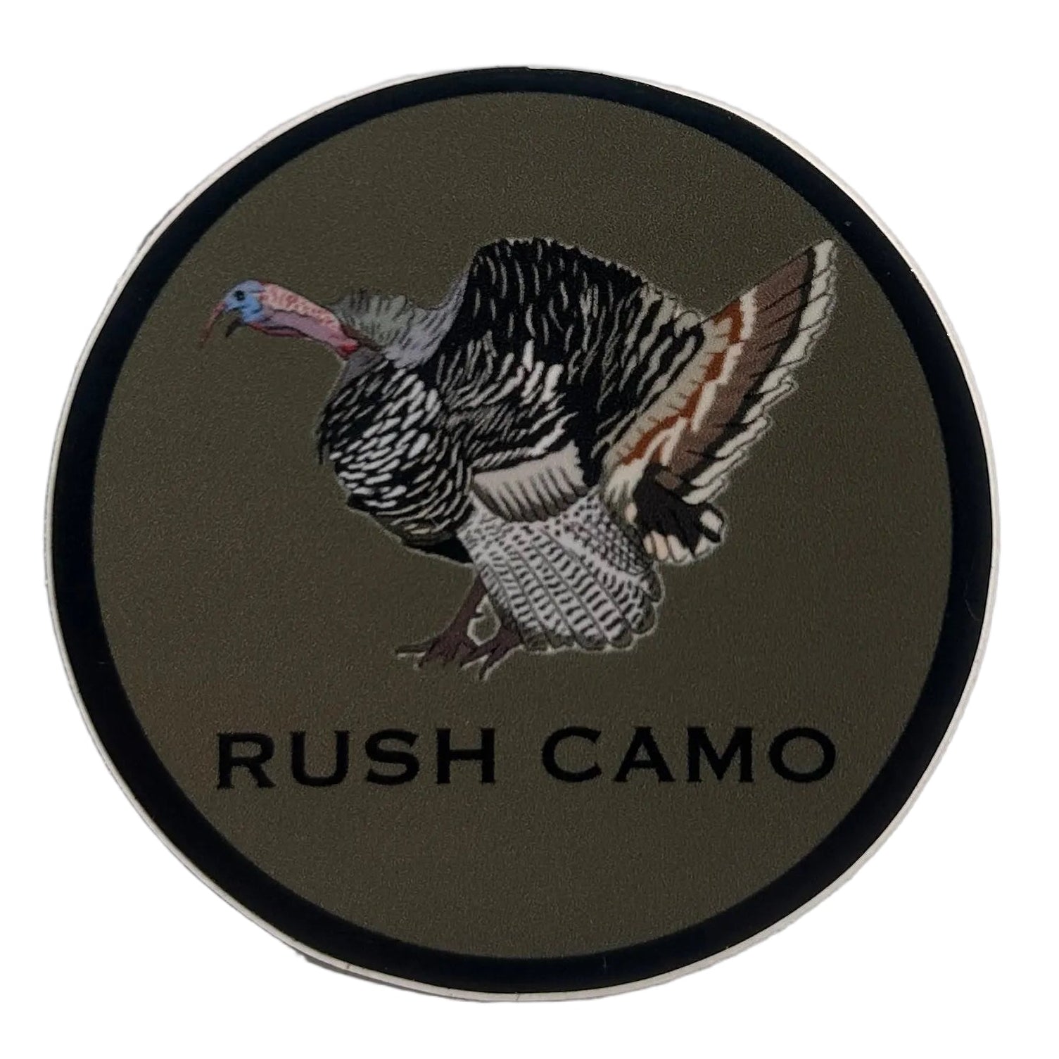 Rush Camo’s Gobbling Gobbler Sticker